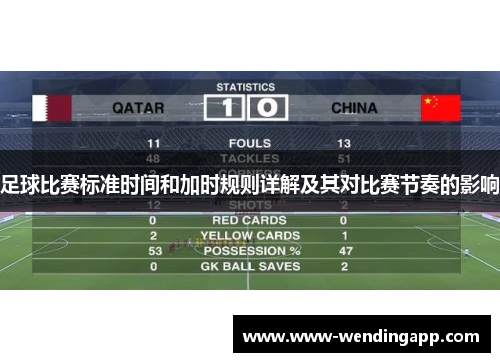 足球比赛标准时间和加时规则详解及其对比赛节奏的影响