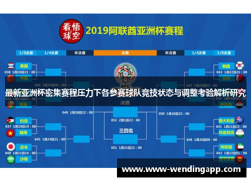 最新亚洲杯密集赛程压力下各参赛球队竞技状态与调整考验解析研究
